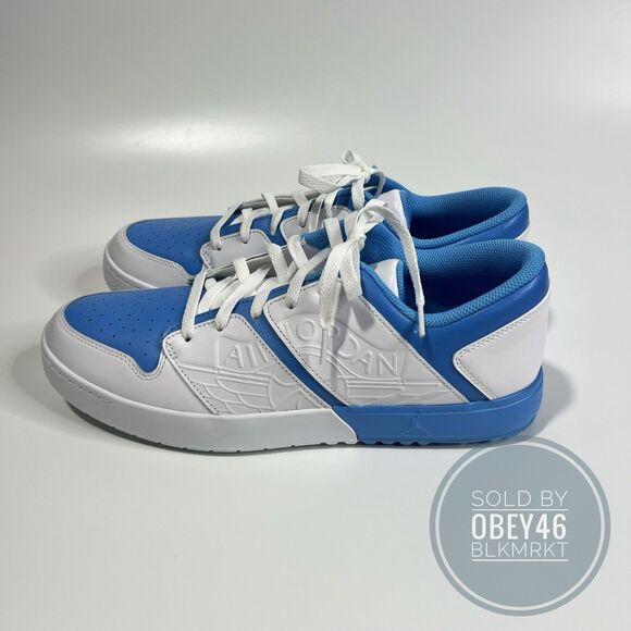 Nike Jordan NU Retro 1 Golf Shoes White/University Blue FZ4153-101 Men Size 13 - Picture 1 of 7